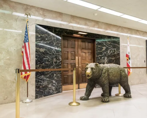 California State Capitol Bear