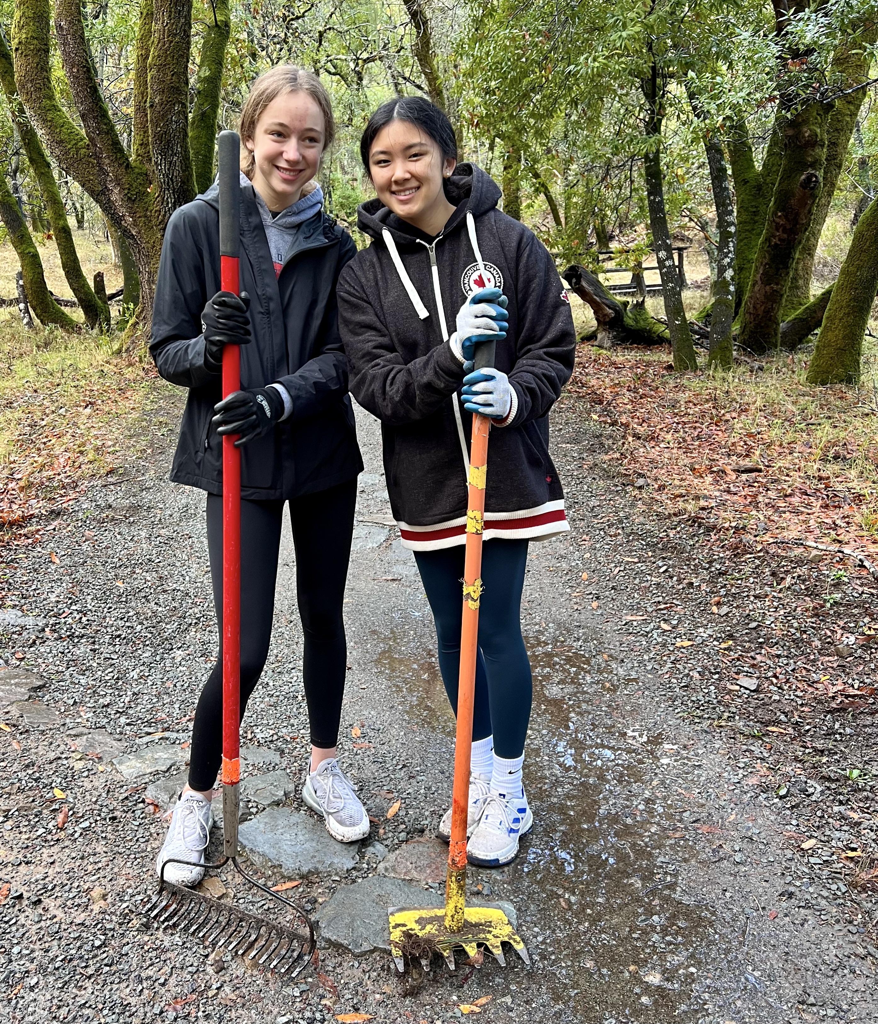Volunteers at China Camp State Park December 2023