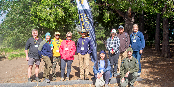 Volunteers at Palomar Mountain State Park