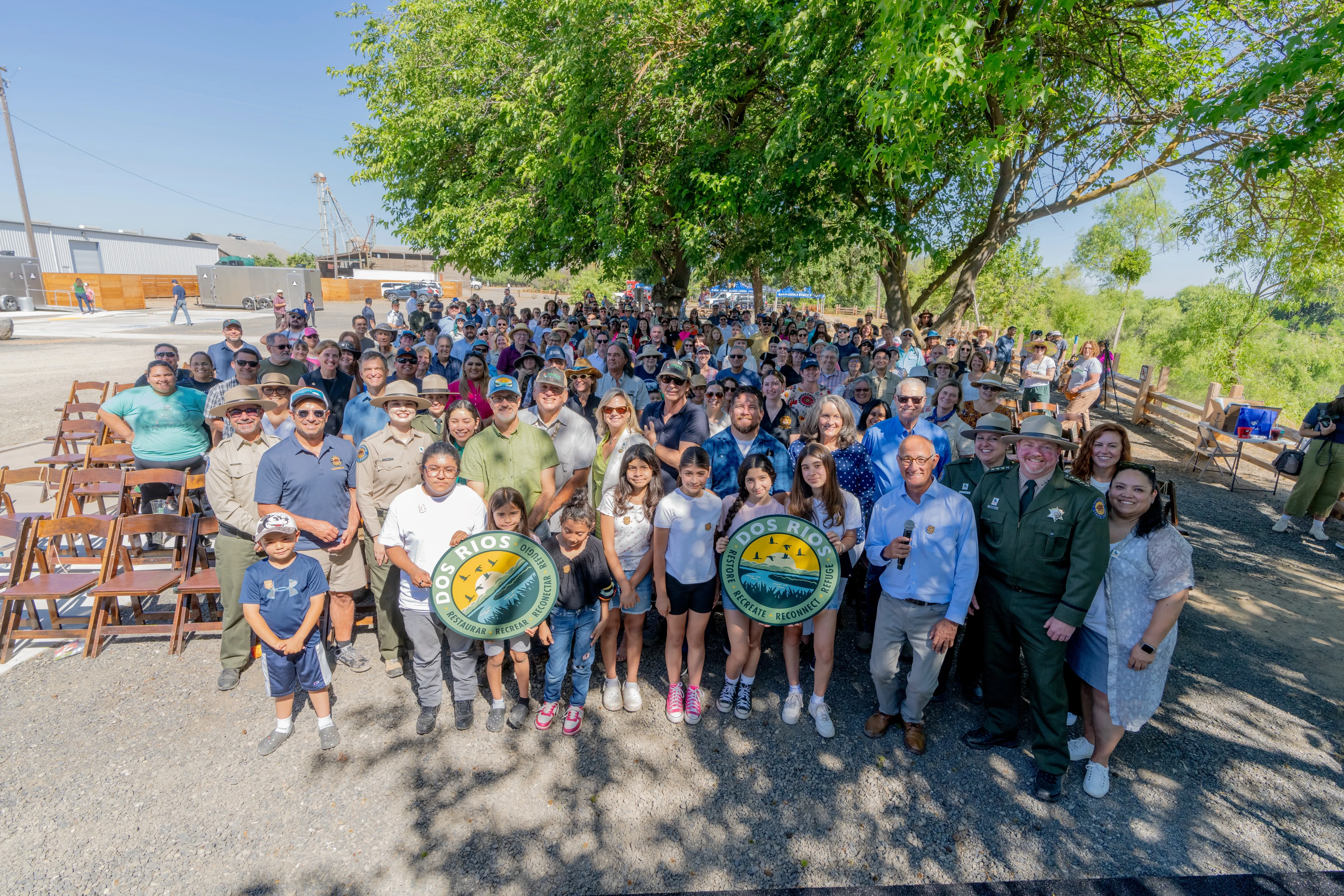 People gather at Dos Rios for California State Parks Week