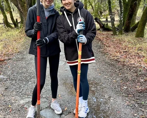 Volunteers at China Camp State Park December 2023