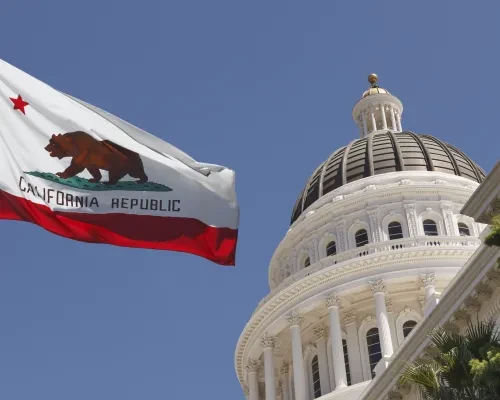 40 Capitol with flag