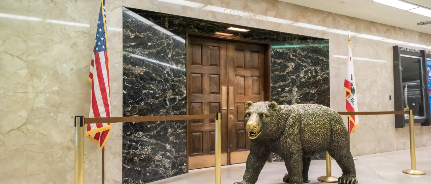 California State Capitol Bear
