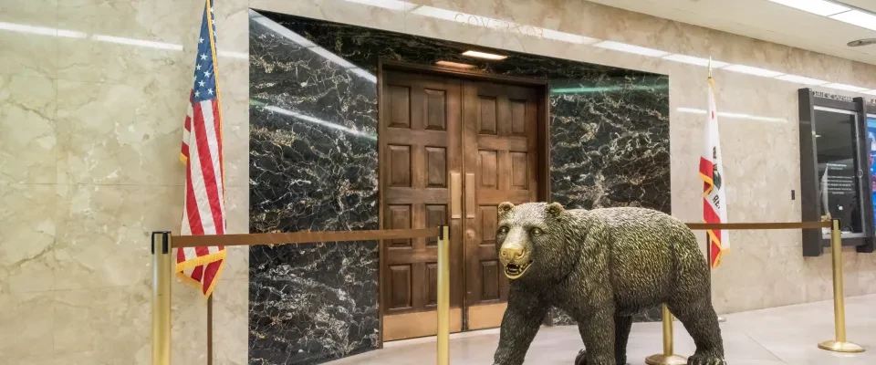 California State Capitol Bear
