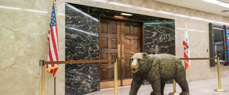 California State Capitol Bear