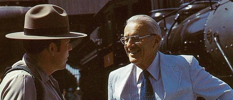 William Penn Mott, Jr with Park Ranger