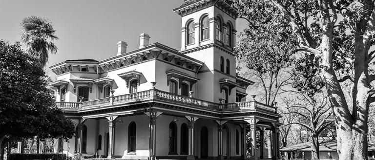 Bidwell Mansion BW