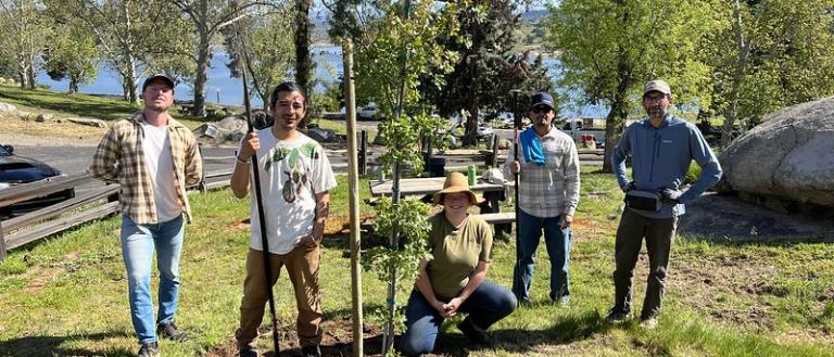 Volunteers at Earth Day 2025