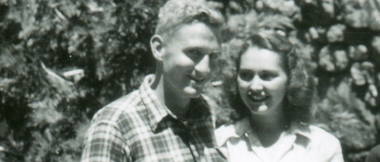 Bev and Bob Avery, Lake Tahoe 1947