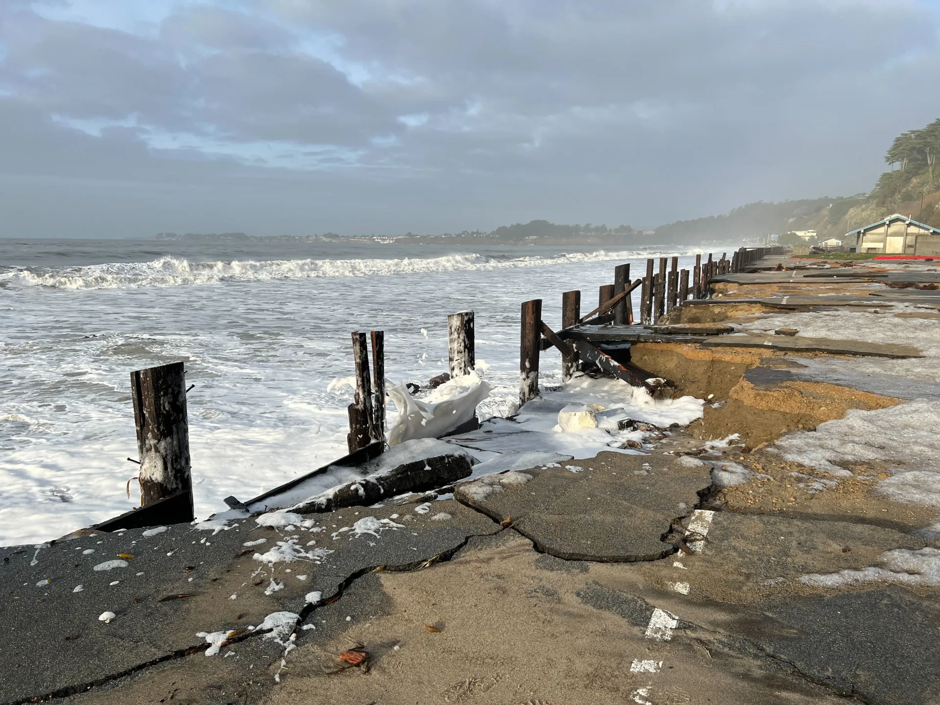 The unprecedented storms at Seacliff State Beach in 2023 (pictured above) showed that we will have to change the way we use and manage coastal state parks. 