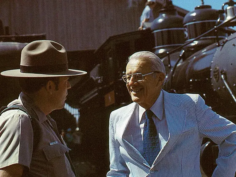 William Penn Mott, Jr with Park Ranger