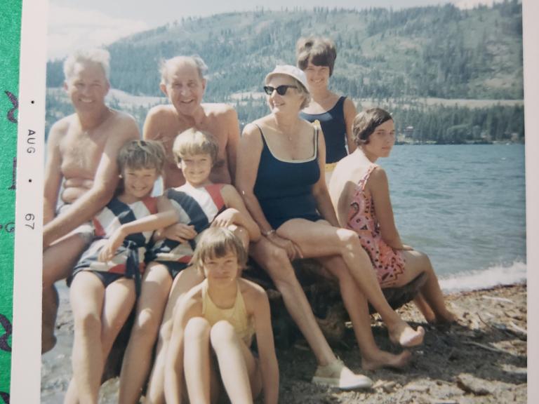 On the lake, Donner Memorial State Park, 1960s