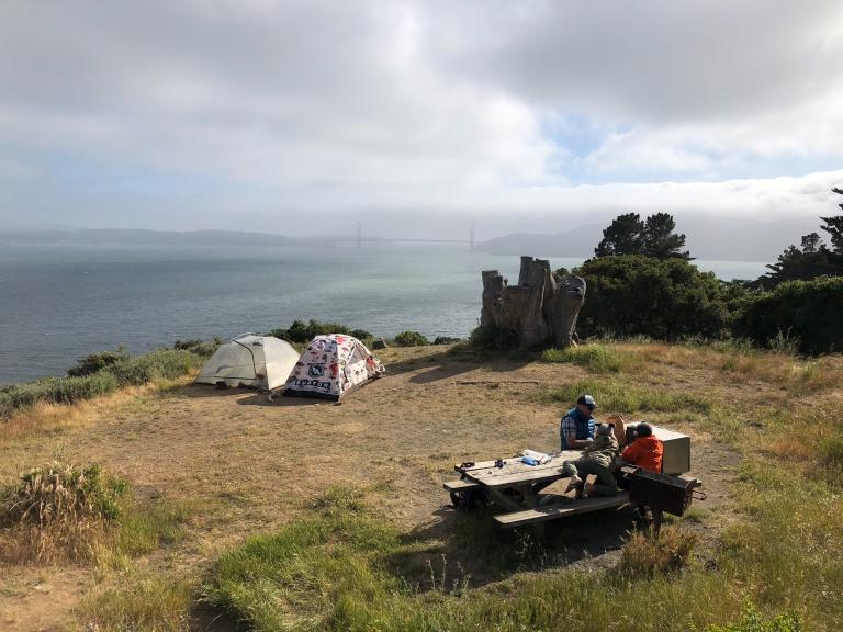 The most amazing view of San Francisco on Mother's Day, Angel Island State Park