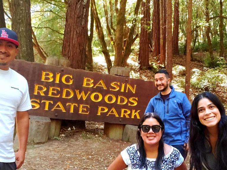 Latino Outdoors training and campout, Big Basin Redwoods State Park