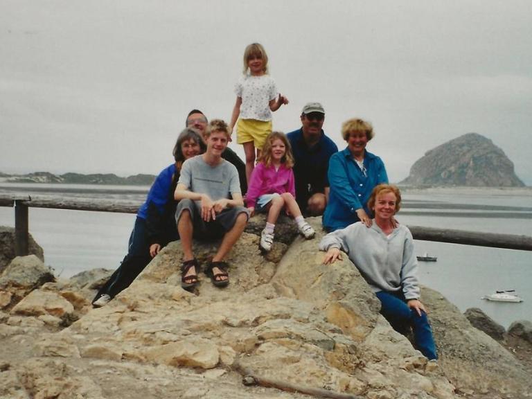 Camping trip with family and friends, Morro Bay State Park, 2001