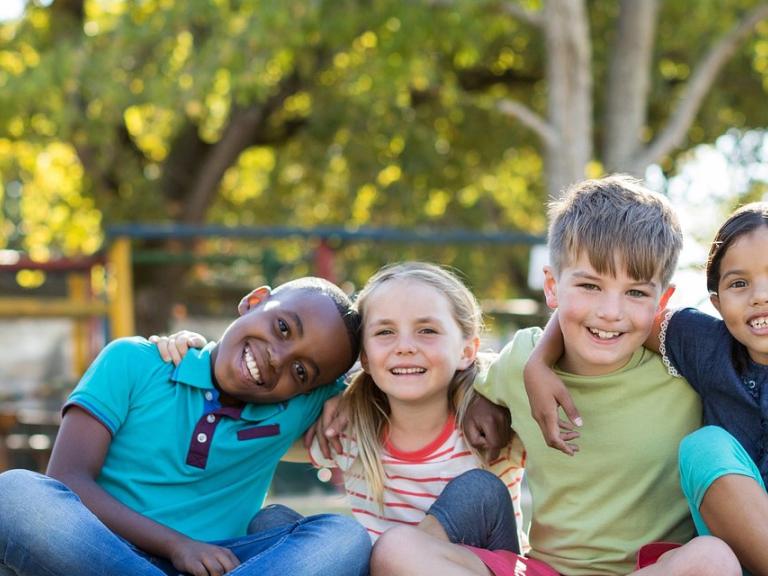Kids in a park
