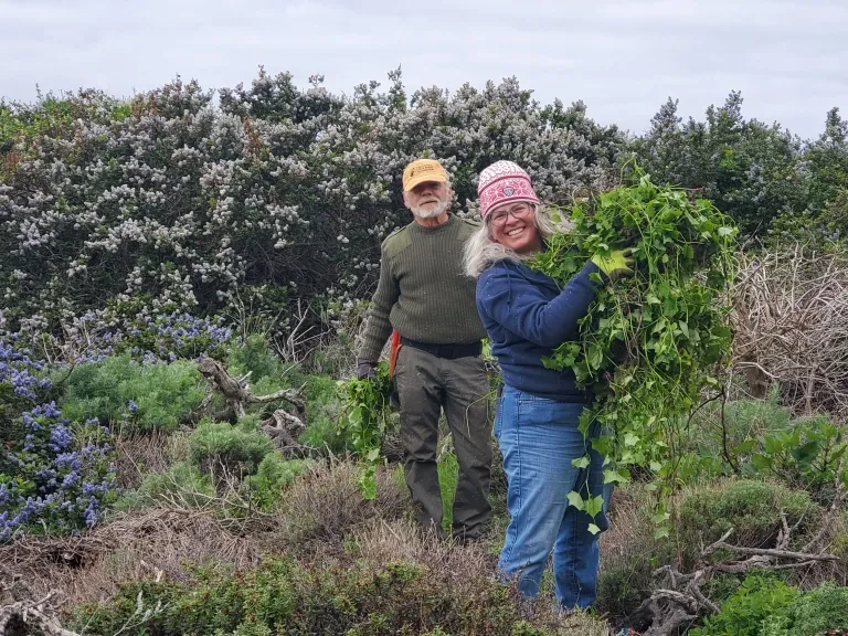 Volunteer core leaders at Montana de Oro