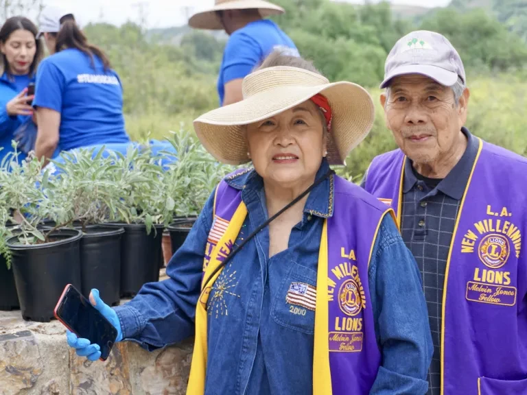 Volunteers at Earth Day 2024