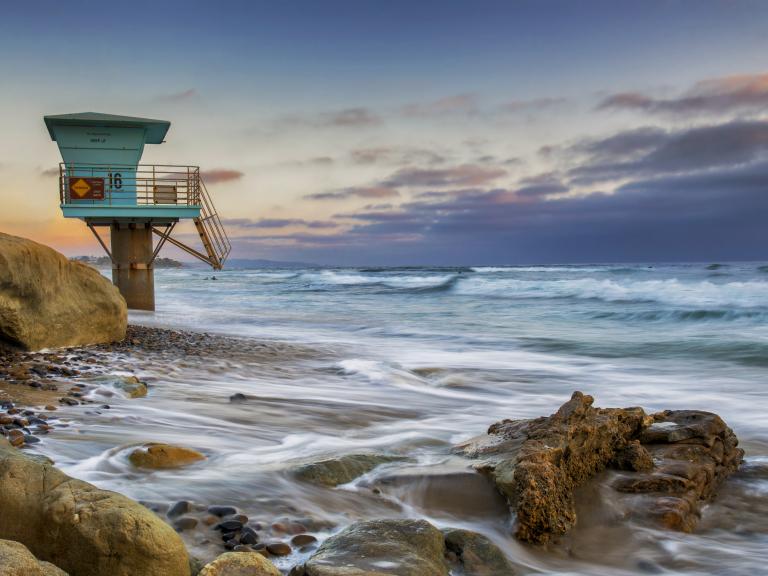 California state park life guard stand