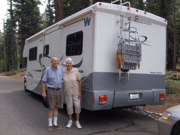Bev and Bob Avery, Tahoma, Lake Tahoe 2008