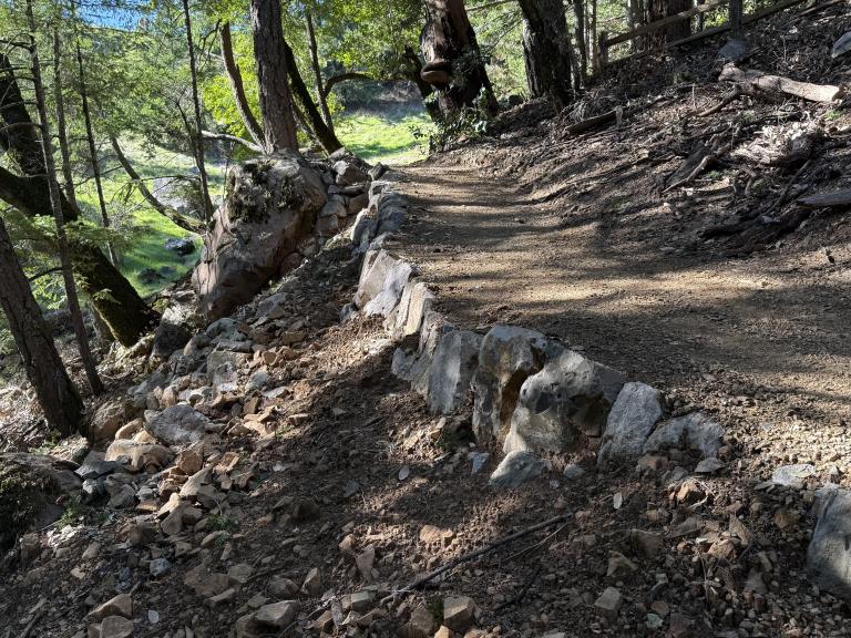 East Grade Trail improvements creating safer access for visitors at Mount Tamalpais State Park