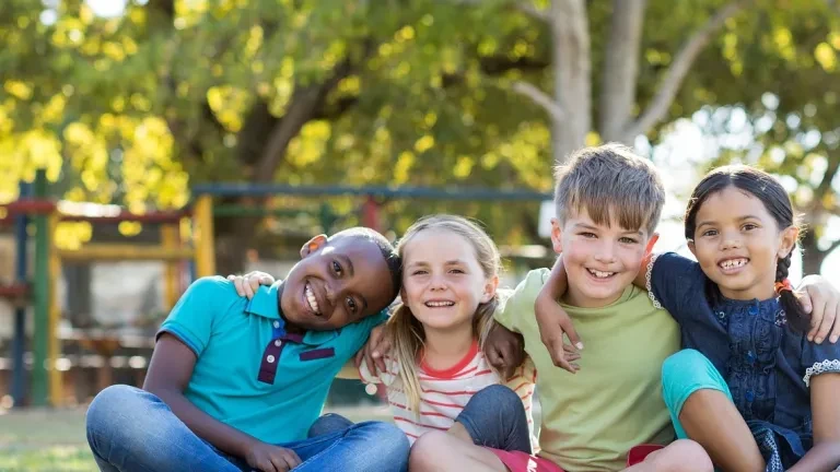 Kids in a park