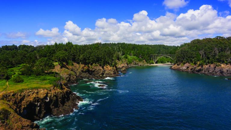 Russian Gulch State Park
