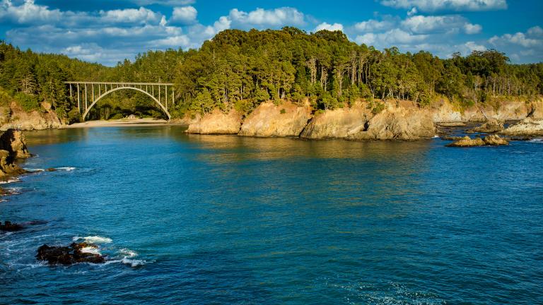 Russian Gulch State Park