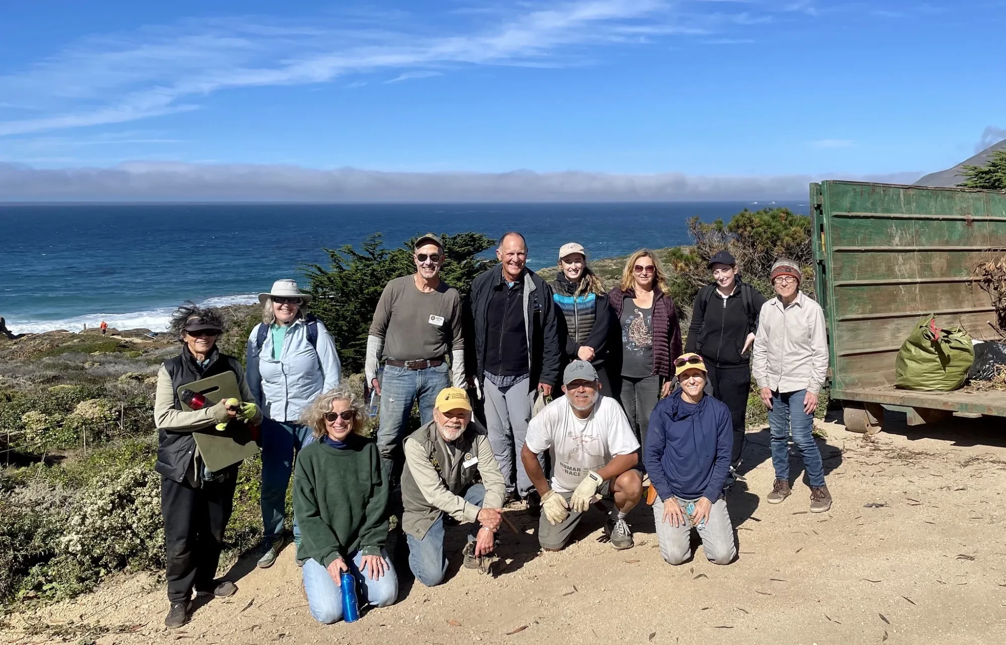 Volunteers at Garrapata State Park