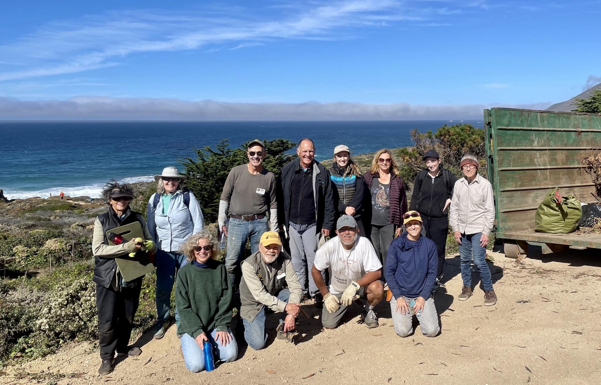 Volunteers at Garrapata State Park
