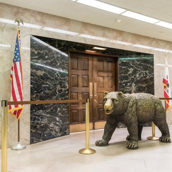 California State Capitol Bear