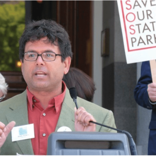 Randy Widera speaking at Park Advocacy Day 2008