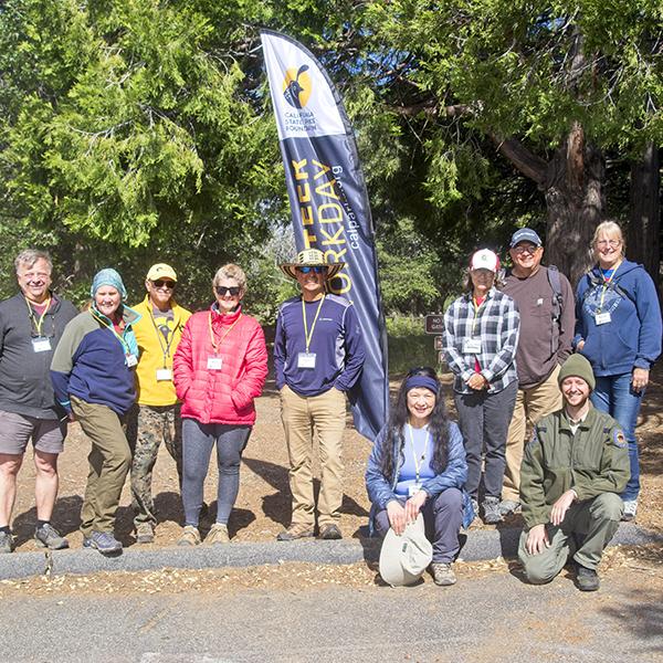 Volunteers at Palomar Mountain State Park
