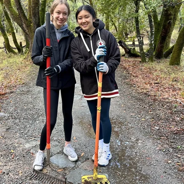 Volunteers at China Camp State Park December 2023