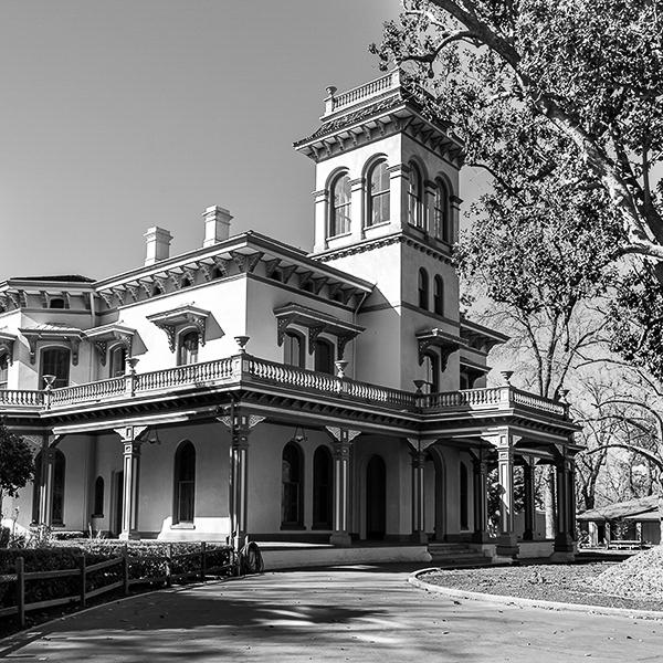 Bidwell Mansion BW