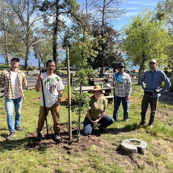 Volunteers at Earth Day 2025