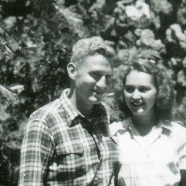Bev and Bob Avery, Lake Tahoe 1947