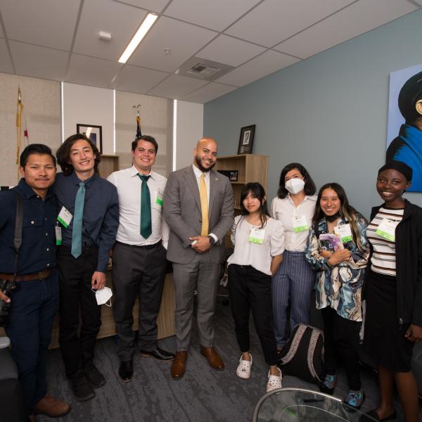 Members of the California State Parks Foundation met with Assemblymember Isaac Bryan at Park Advocacy Day in May 2022.