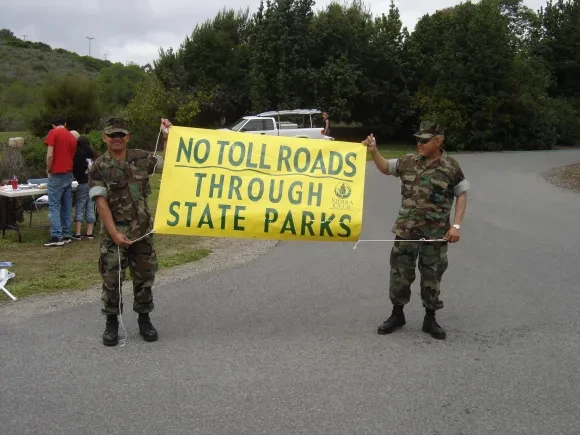 Toll road protest 2006